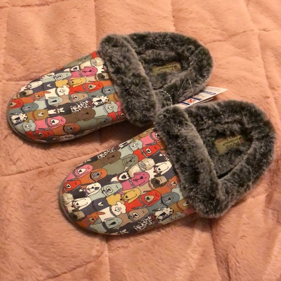 skechers bobs beach bonfire snuggle up women's mules